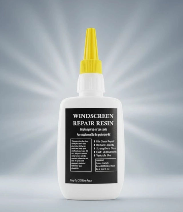 DIY Glass Repair: Designed to fix small chips, star bursts, and bullseye cracks.