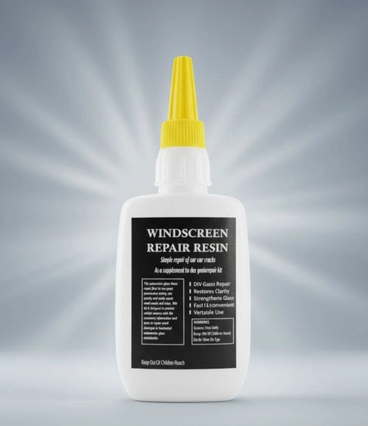 DIY Glass Repair: Designed to fix small chips, star bursts, and bullseye cracks.